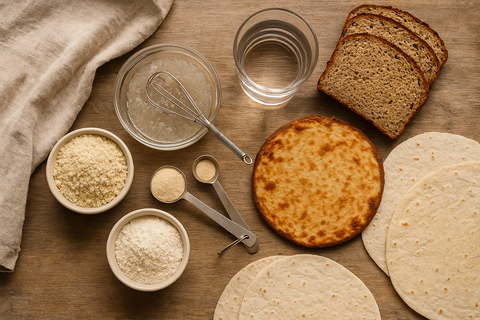 Psyllium gel in a bowl with whisk — keto/GF baking hydration guide NZ
