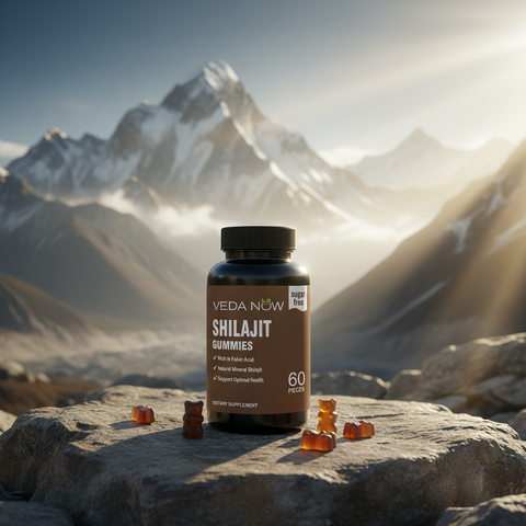 Shilajit Gummies NZ | Himalayan Shilajit with Vitamin B12 Veda Now