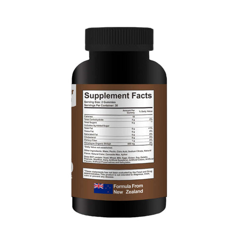 One daily shilajit gummy—convenient Himalayan fulvic minerals + B12 dose