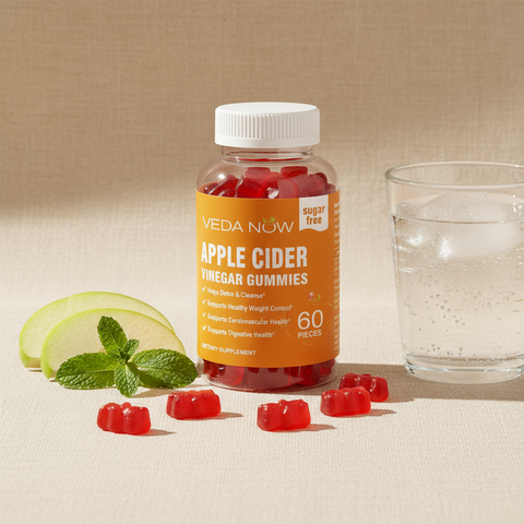 Veda Now Apple Cider Vinegar Gummies NZ — Sugar-Free, Vegan, Delicious (60) Veda Now