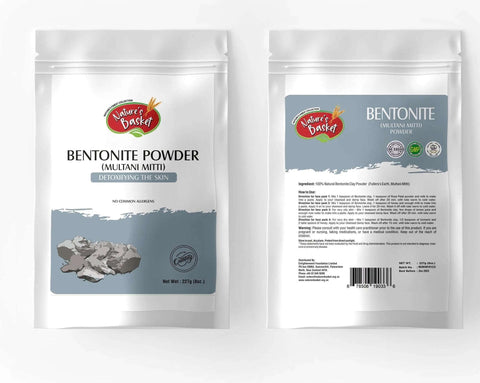 Bentonite Deep Pore Cleansing Facial & Body Mask Powder 227g - Nature's Basket - NZ
