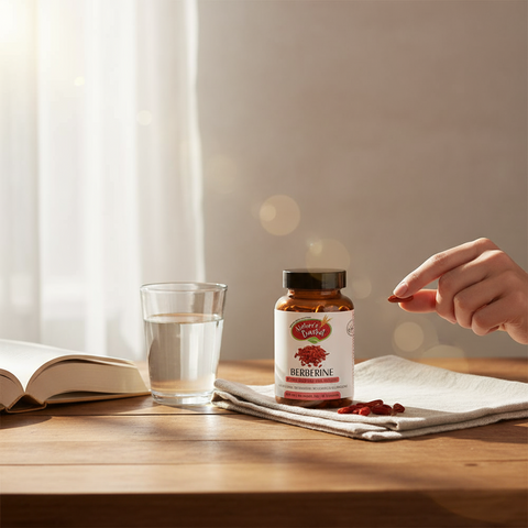 A person in Auckland incorporating a healthy lifestyle with Nature's Basket Berberine supplement for metabolic wellness.