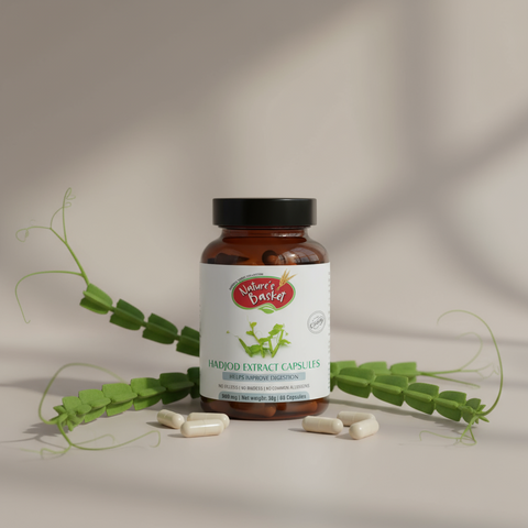 Hadjod 60 Capsules: Natural Bone & Joint Support Nature's Basket - NZ