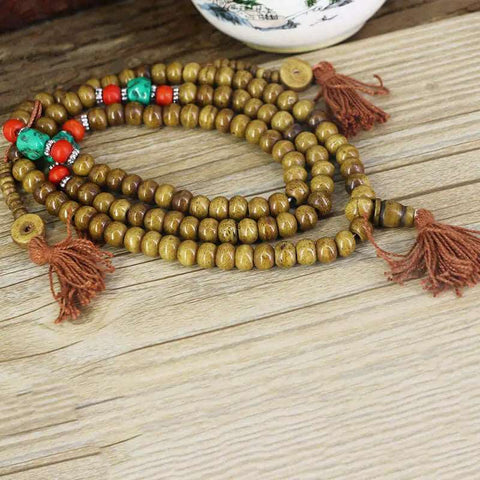 Handmade Tibetan Prayer beads - Nature's Basket - NZ
