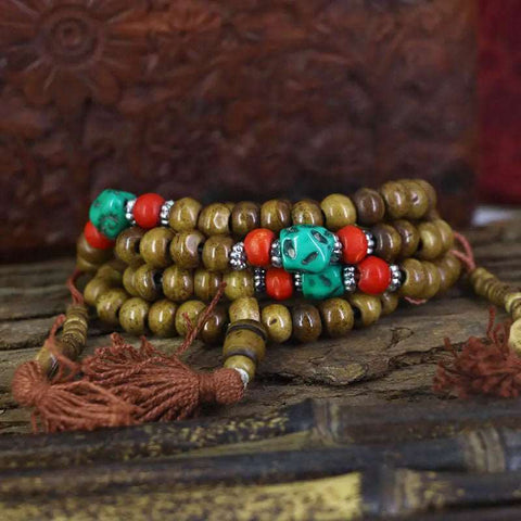 Handmade Tibetan Prayer beads - Nature's Basket - NZ
