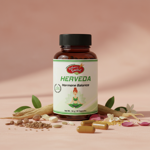 Herveda Women’s Hormone Balance – 90 Vegan Capsules (Ashwagandha, Shatavari, Brahmi) Nature's Basket - NZ