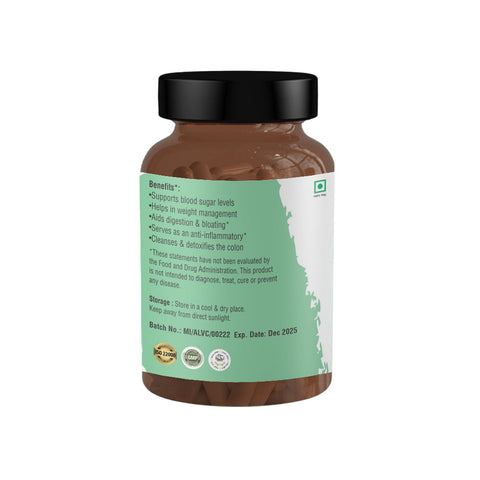 Organic Aloe Vera Capsules - Vegan - Pure & Potent  - 60 Caps Nature's Basket - NZ