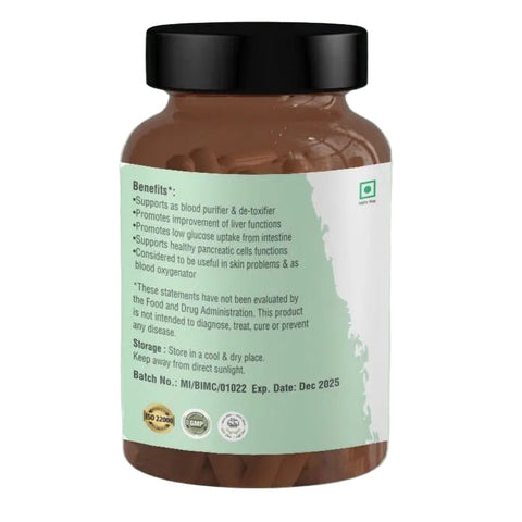 Karela (Bitter Melon) Extract Capsules 900mg 60pcs - Nature's Basket - NZ