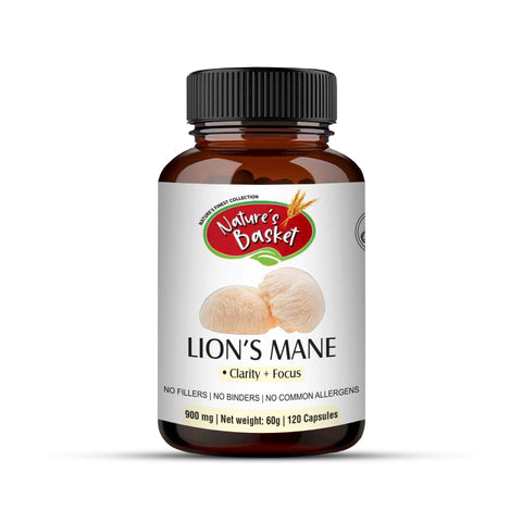 Lion’s Mane mushroom capsules 120 – Nature’s Basket NZ nootropic