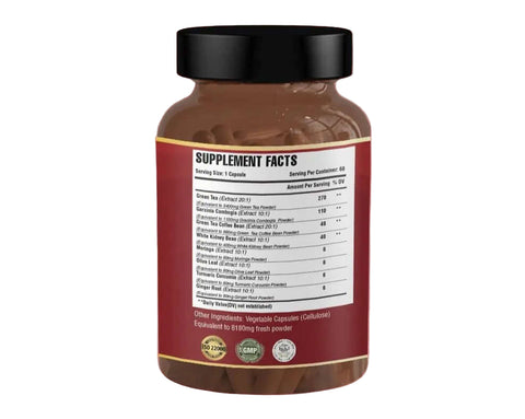 Nature's Basket NZ Garcinia Extract Capsules Holistic Fat-Burning Formula: Our capsules are created with entirely natural ingredients, devoid of any detrimental additives or fillers, setting them apart from numerous weight loss supplements. Rely on the potency of nature for a secure and efficient weight loss experience.