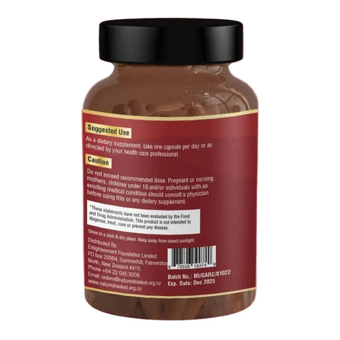 Nature's Basket NZ Garcinia Extract Capsules Holistic Fat-Burning Formula: Our capsules are created with entirely natural ingredients, devoid of any detrimental additives or fillers, setting them apart from numerous weight loss supplements. Rely on the potency of nature for a secure and efficient weight loss experience.