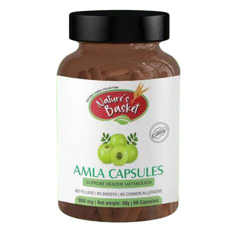 Amla Capsules 900mg 60pcs - Nature's Basket - NZ