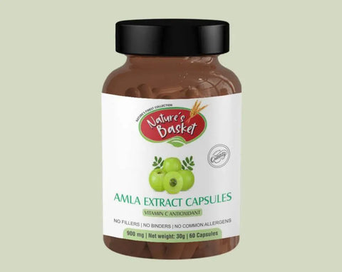 Amla Extract Capsules 900mg 60pcs - Nature's Basket - NZ