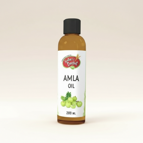Amla Oil 200 ml - Promotes Hair Growth, Strengthens & Conditions Hair - Nature's Basket - NZ