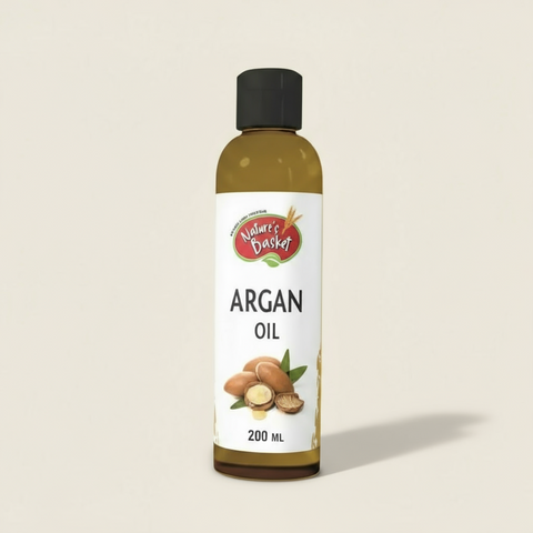 Argan Oil 200 ml - Organic, Cold Pressed, and Rich in Antioxidants - Nature's Basket - NZ