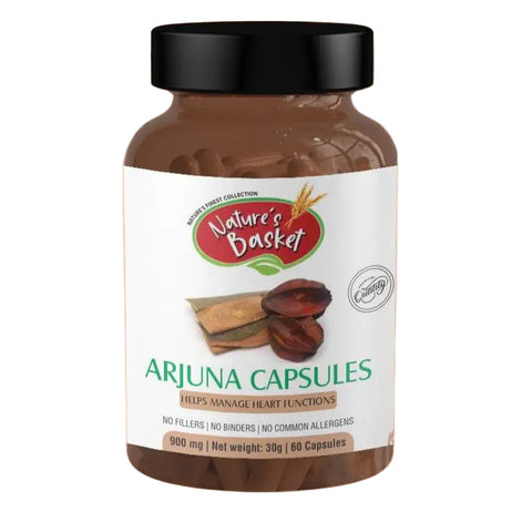 Nature's Basket Arjuna Organic Capsules 900mg 60pcs - Nature's Basket - NZ