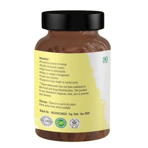 Ashwagandha Capsules 900mg 60pcs - Nature's Basket - NZ