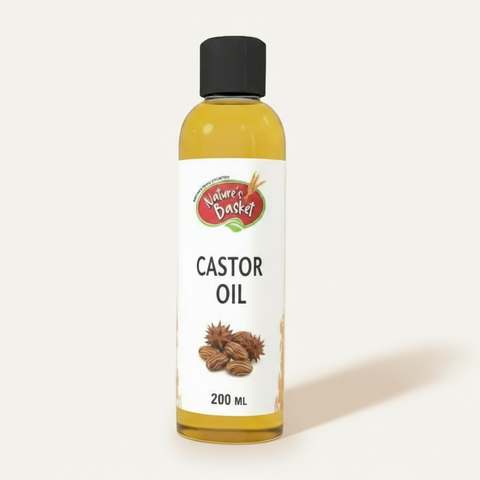 Castor Oil NZ — 100% pure cold-pressed hexane-free 200ml bottle — Nature’s Basket