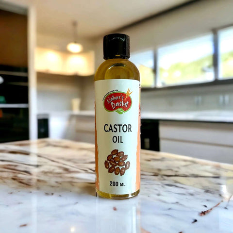 Nature's Basket NZ Castor Oil 200ml - Cold Pressed and Hexane Free - Nature's Basket - NZ