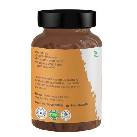 Ginger Organic Capsules - Natural Digestive Aid and Immune Booster - Nature's Basket - NZ