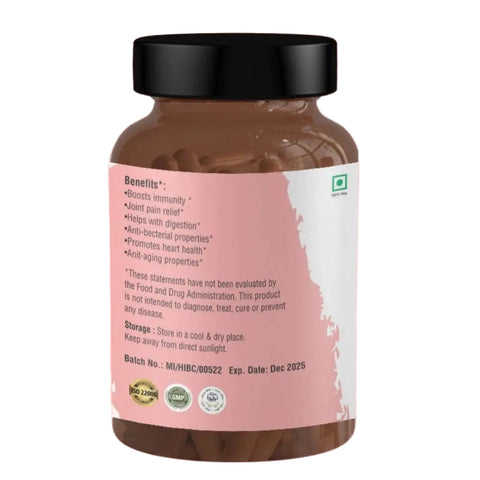 Hibiscus Powder Capsule 900mg 60pcs - Nature's Basket - NZ