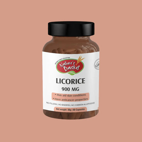 Nature's Basket NZ Licorice Capsules 60 - Nature's Basket - NZ