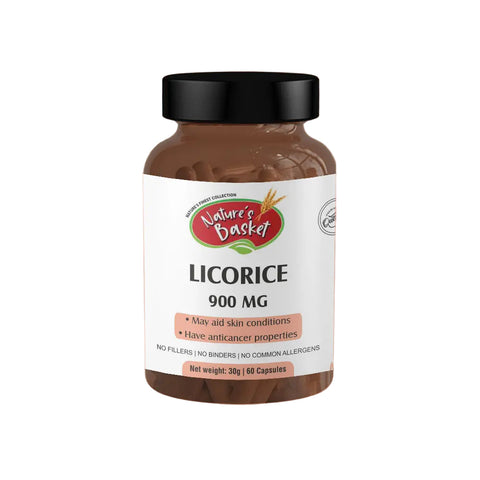 Nature's Basket NZ Licorice Capsules 60 - Nature's Basket - NZ