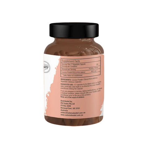 Nature's Basket NZ Licorice Capsules 60 - Nature's Basket - NZ