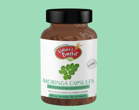 Moringa Organic Capsules 900mg 60pcs - Nature's Basket - NZ