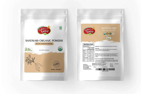 Nature's Basket NZ Organic Shatavari Powder - Reduce Symptoms of Menopause - Nature's Basket - NZ