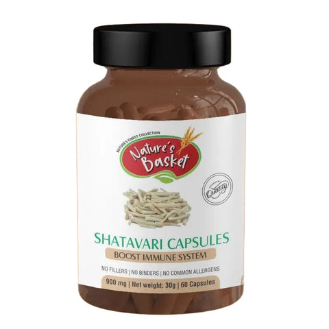 Nature's Basket Shatavari Capsules 900mg 60pcs - Nature's Basket - NZ