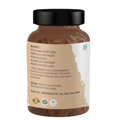 Nature's Basket Shatavari Capsules 900mg 60pcs - Nature's Basket - NZ