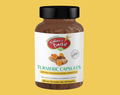 Turmeric Capsules 900mg 60 - Nature's Basket - NZ