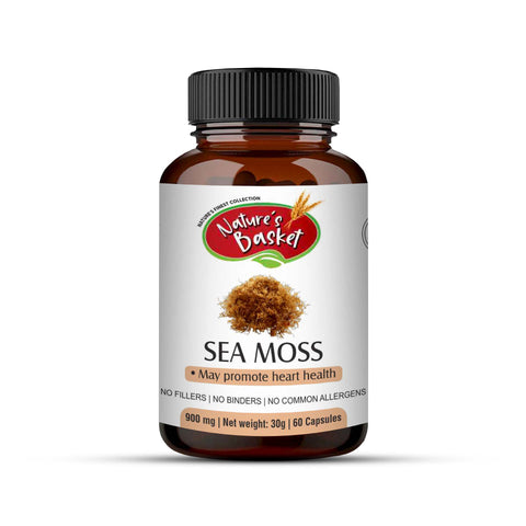 Nature's Basket NZ Sea Moss Capsules - Marine Wellness Boost Nature's Basket - NZ