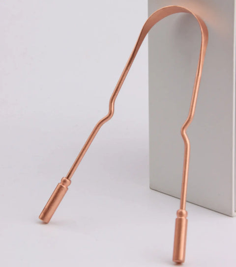 Tongue Scraper - Pure Copper Ayurvedic NZ - Nature's Basket - NZ