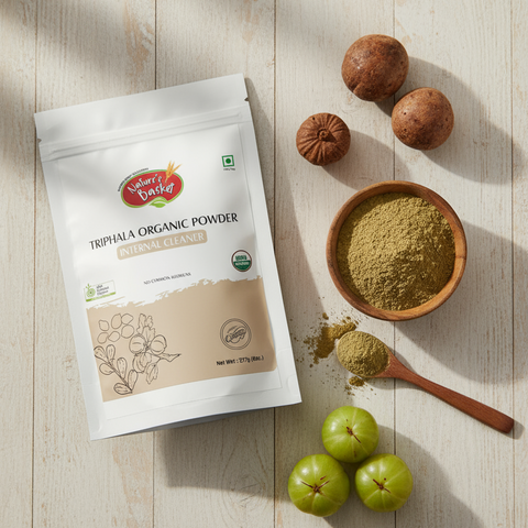 USDA Organic Triphala Powder 227g - Ayurvedic Health Nature's Basket - NZ
