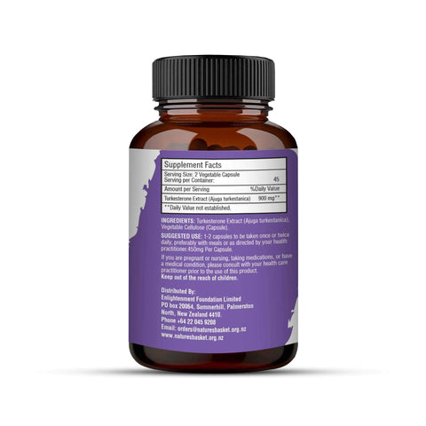 Nature's Basket NZ Turkesterone Extract - 90 Capsules - Nature's Basket - NZ