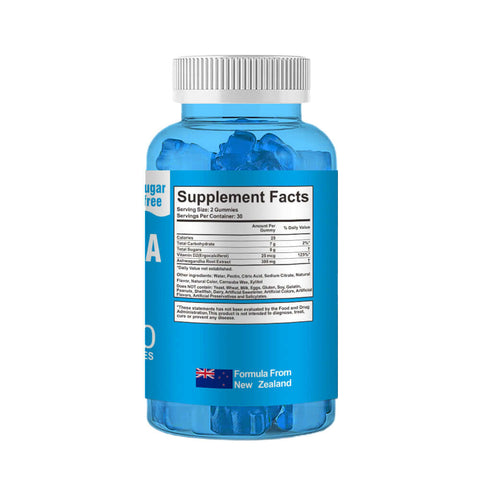 Chewable ashwagandha gummies for stress, sleep & focus – Auckland NZ shipping