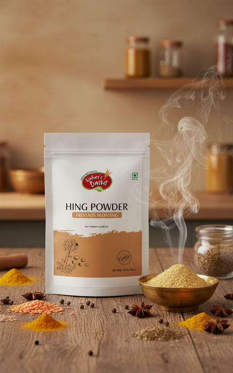 Hing (Asafoetida) Powder 227g – Authentic Indian Flavor Enhancer | Contains Gluten Nature's Basket - NZ