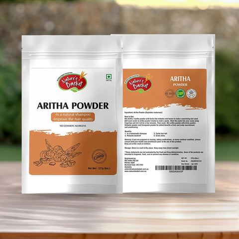 Aritha Powder 227g | Natural Soapnut Cleanser for Hair & Skin