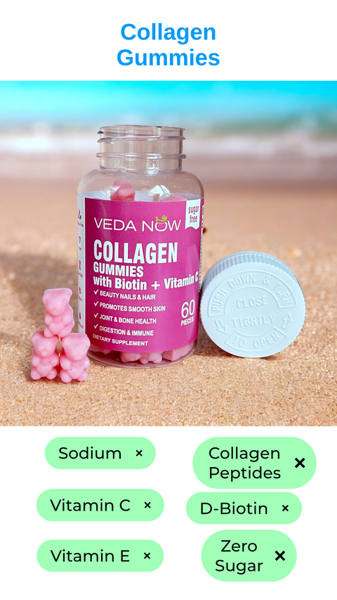 Collagen Gummies with Biotin+Vitamin C (Sugar Free)