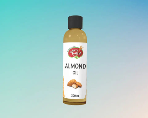 Almond Oil 200ml - Pure & Cold-Pressed - Nature's Basket - NZ