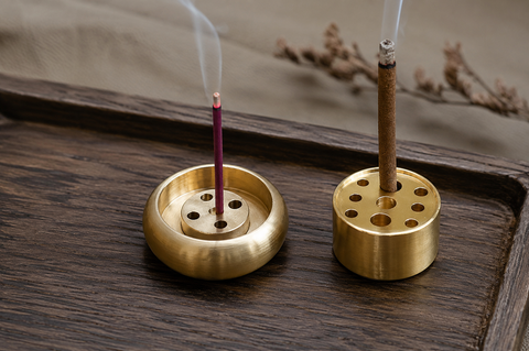 Brass Incense Holder Collection – Multi Hole &amp; Gourd Style Mini Incense Burners
