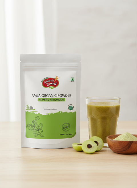 Organic Amla Powder NZ | USDA Certified Indian Gooseberry (227g) Nature's Basket - NZ