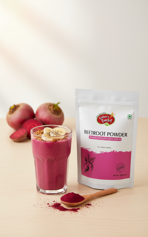 Beetroot Powder NZ (227g) — Natural Pre-Workout, Smoothies & Baking Nature's Basket - NZ