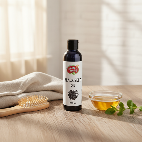 Black Seed Oil 200ml (Nigella sativa) – Cold-Pressed Immune, Skin & Hair Support Nature's Basket - NZ