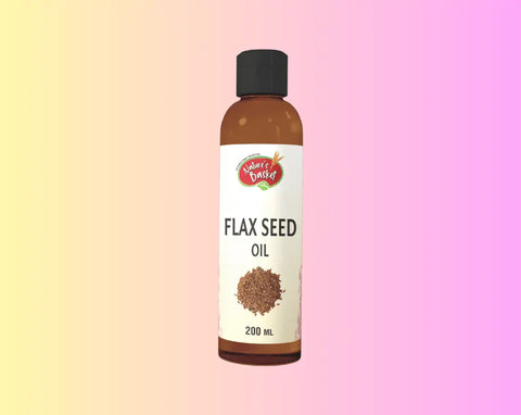 Nature's Basket Flaxseed Oil 200ml - Pure and Cold-Pressed - Nature's Basket - NZ