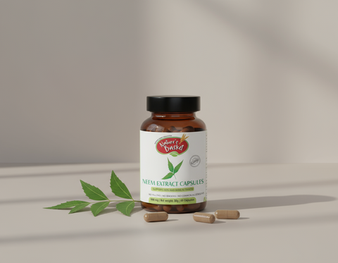 Neem Extract 60 Capsules - Immune, Skin & Gut Healthwa Nature's Basket - NZ