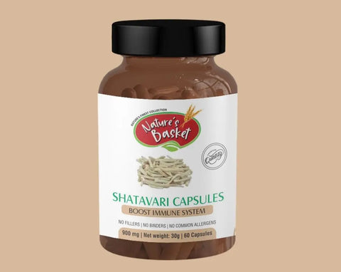 Nature's Basket Shatavari Capsules 900mg 60pcs - Nature's Basket - NZ