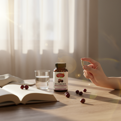 Resveratrol New Zealand | High-Potency Antioxidant Supplement Nature's Basket - NZ